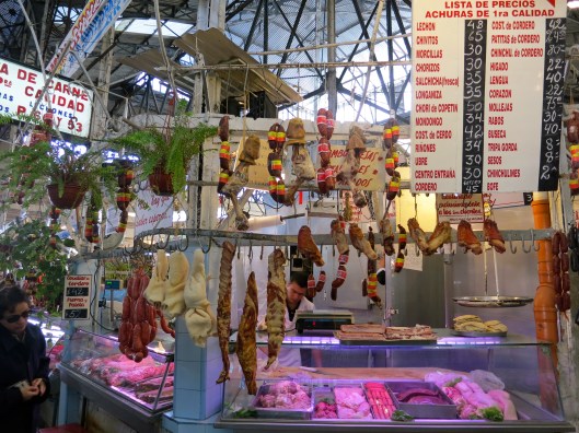 Butcher at Mercado de San Telmo