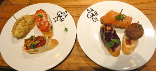 Pintxos at Sagardi